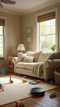 Essential mom products from Amazon that save time and reduce stress, featuring cleaning tools and other gadgets for organizing