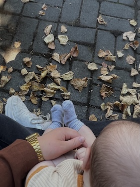 Mom taking a self-care break to reduce burnout and overwhelm